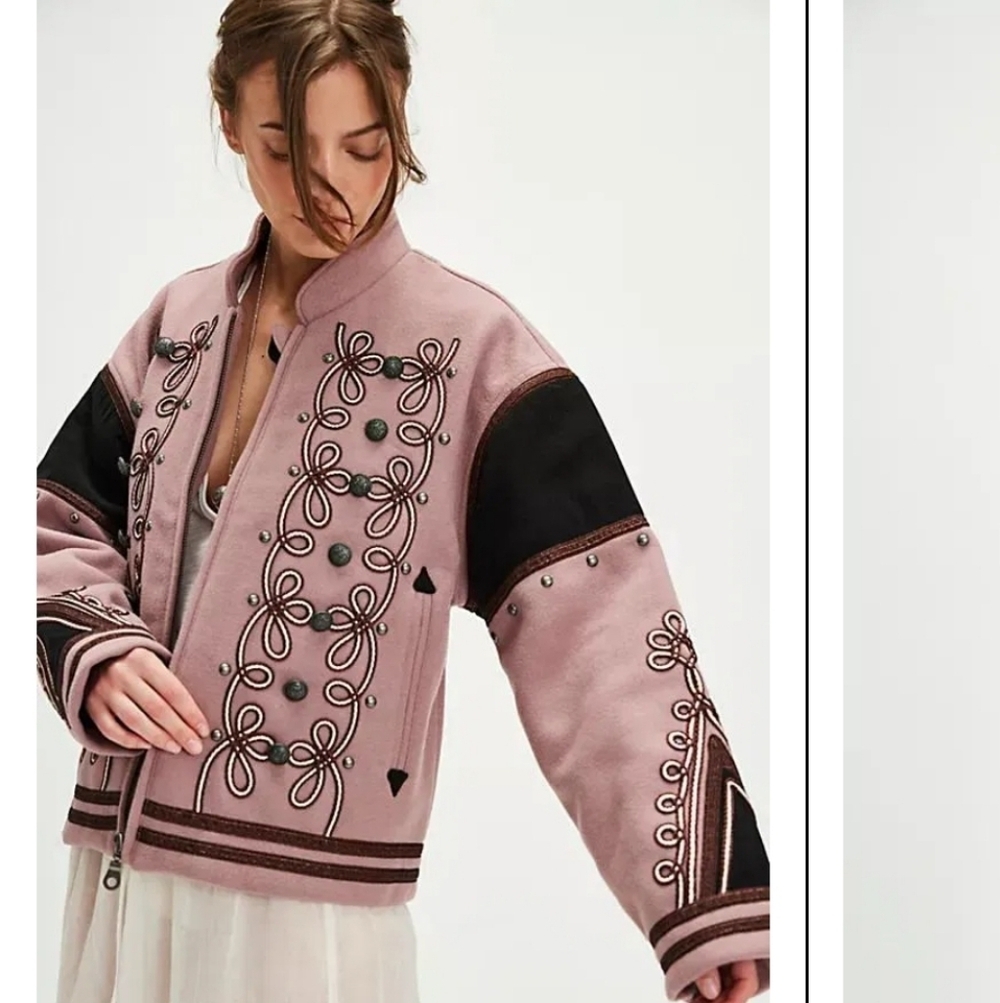 Free People Band Bomber Jacket
